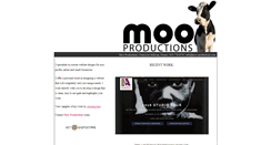 Desktop Screenshot of moo-productions.com